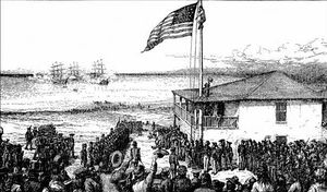 Raising the Flag of United States at Monterey - July 7, 1846.jpg