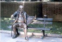 Ben Franklin statue at University of Pennsylvania